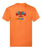 Balldiri T-Shirt Herren Karneval Fasching S bis 5XL - orange - Balldiri