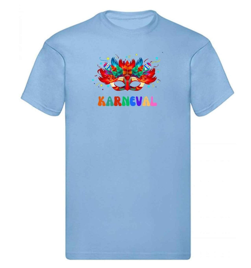 Balldiri T-Shirt Herren Karneval Fasching S bis 5XL - hellblau - Balldiri