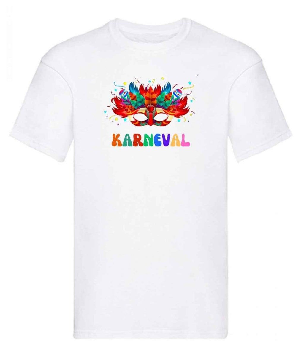 Balldiri T-Shirt Herren Karneval Fasching S bis 5XL - weiß - Balldiri