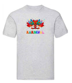 Balldiri T-Shirt Herren Karneval Fasching S bis 5XL - hellgrau - Balldiri