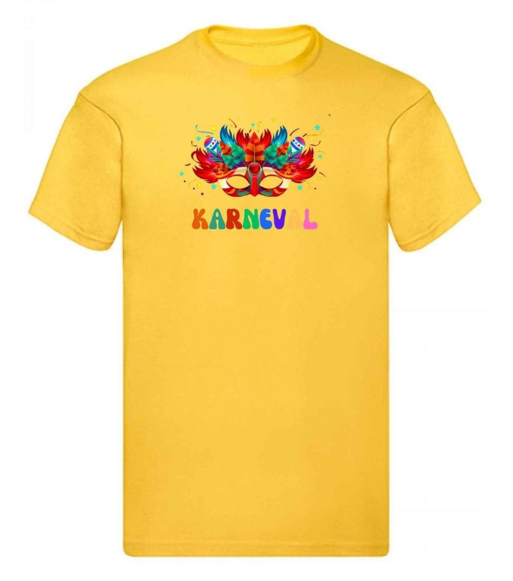 Balldiri T-Shirt Herren Karneval Fasching S bis 5XL - gelb - Balldiri