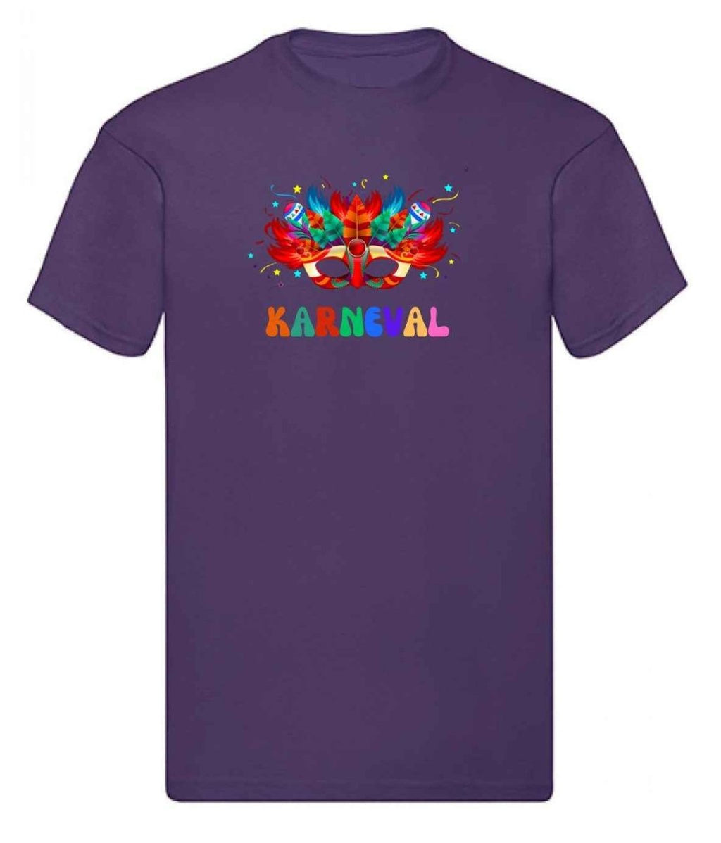 Balldiri T-Shirt Herren Karneval Fasching S bis 5XL - purple - Balldiri