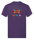 Balldiri T-Shirt Herren Karneval Fasching S bis 5XL - purple - Balldiri