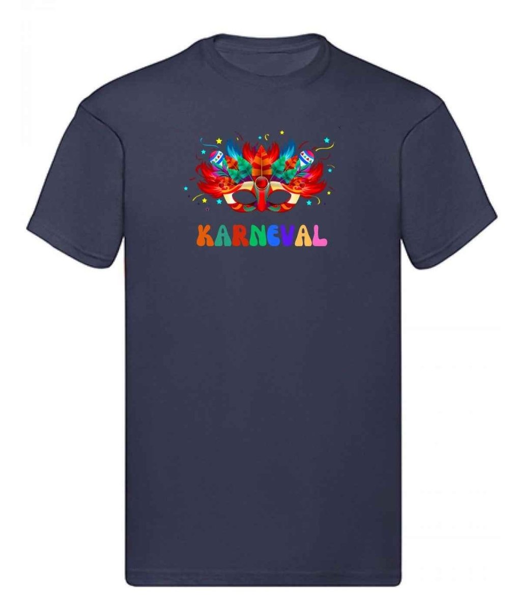Balldiri T-Shirt Herren Karneval Fasching S bis 5XL - dunkelblau - Balldiri