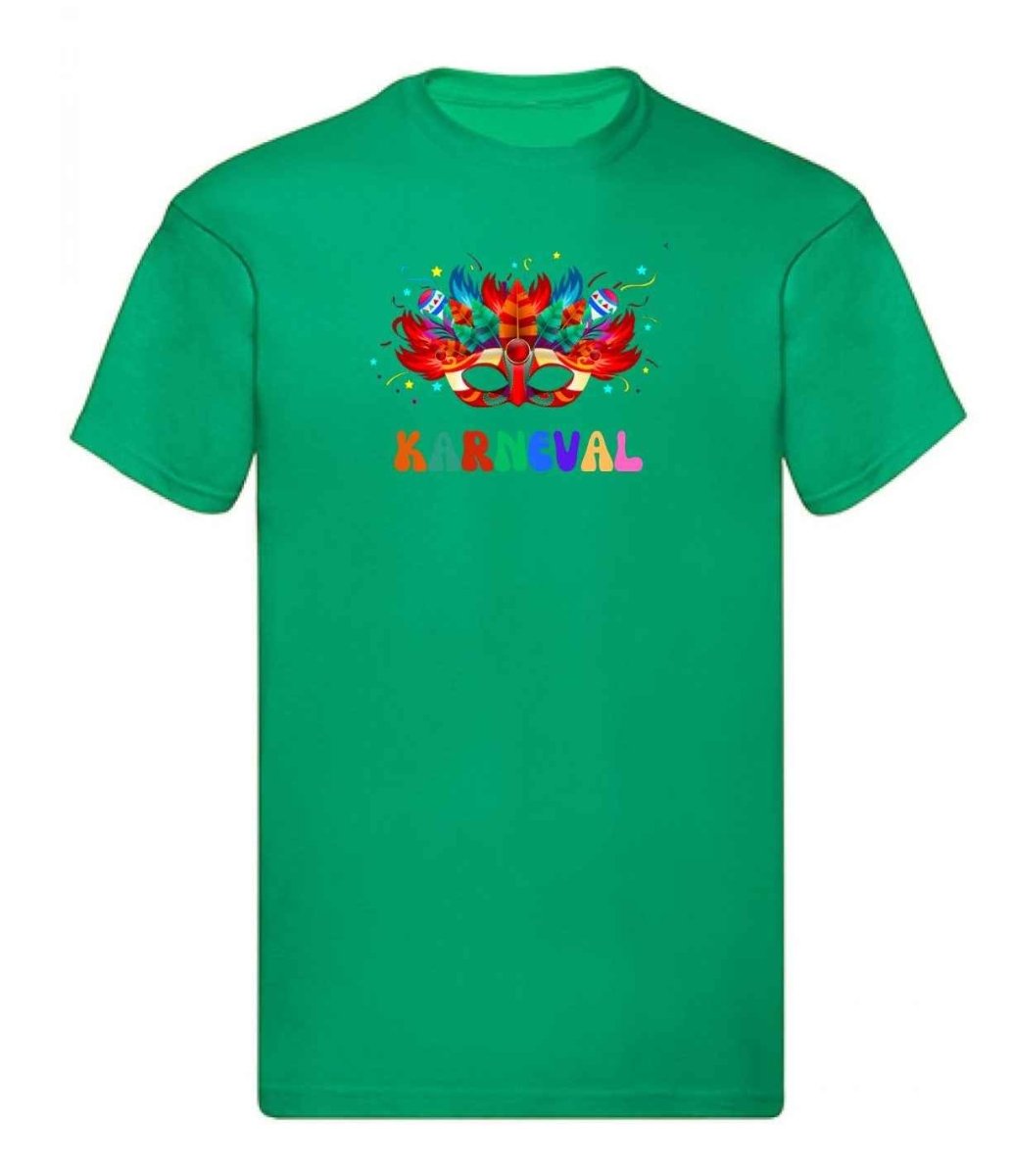 Balldiri T-Shirt Herren Karneval Fasching S bis 5XL - grün - Balldiri