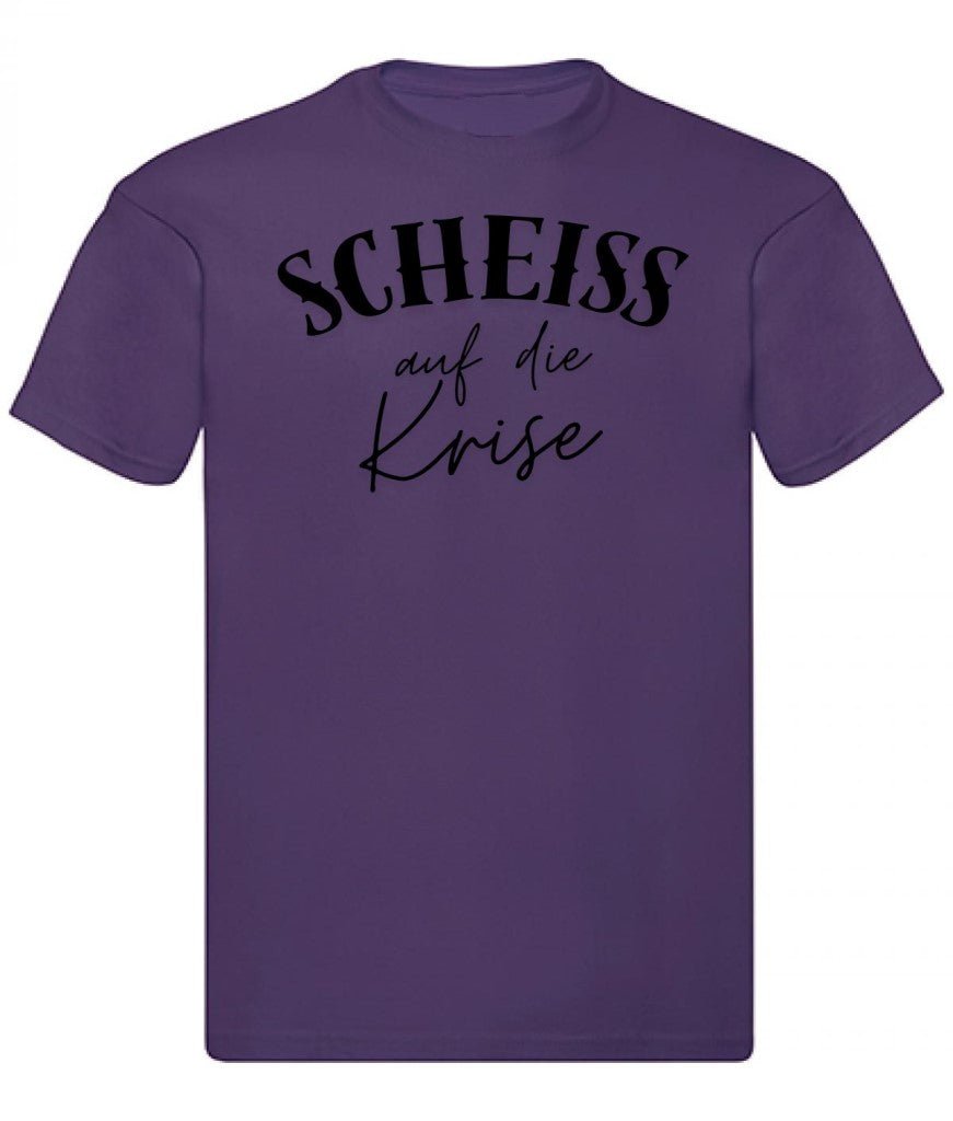 Balldiri T-Shirt Herren mit Spruch S bis 5XL - purple - Balldiri