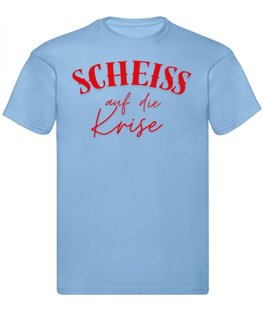 Balldiri T-Shirt Herren mit Spruch S bis 5XL - hellblau - Balldiri