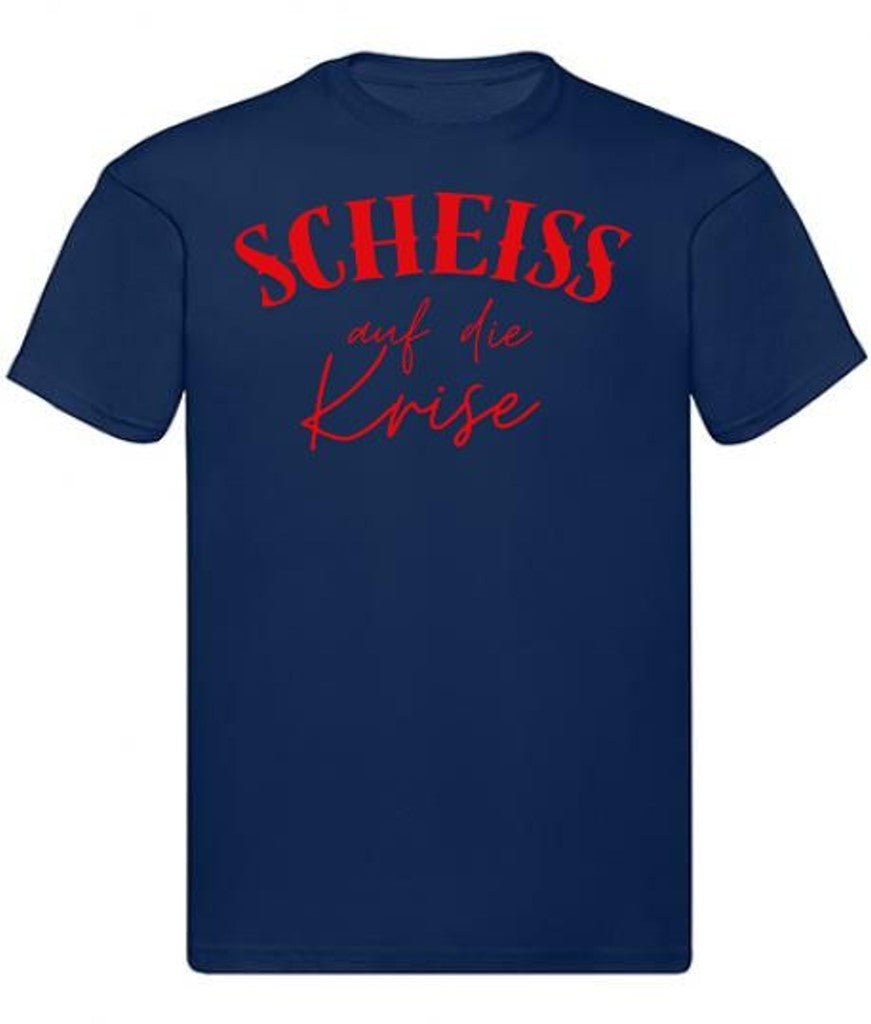Balldiri T-Shirt Herren mit Spruch S bis 5XL - navy - Balldiri
