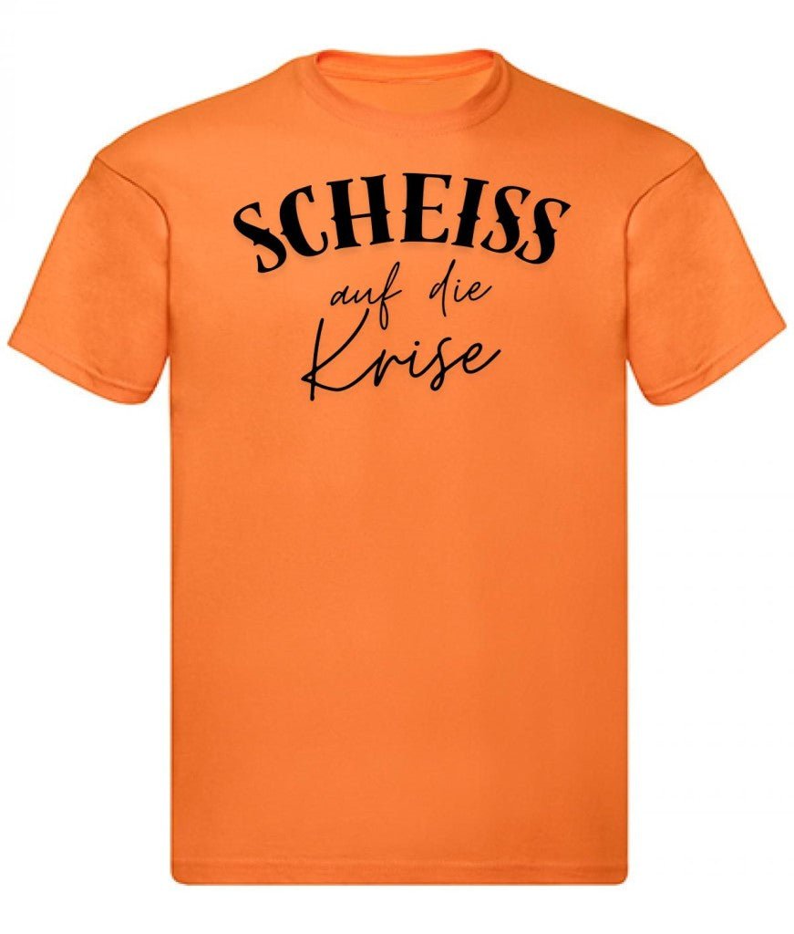 Balldiri T-Shirt Herren mit Spruch S bis 5XL - orange - Balldiri