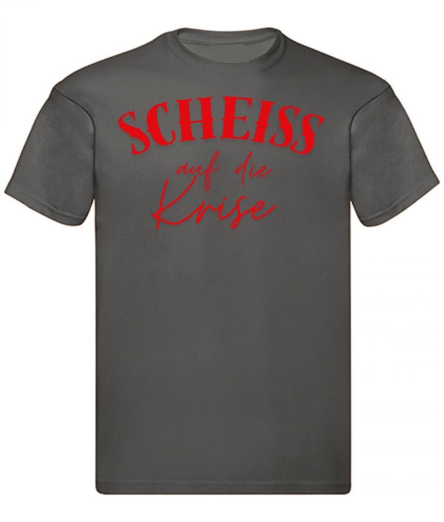 Balldiri T-Shirt Herren mit Spruch S bis 5XL - anthrazit - Balldiri