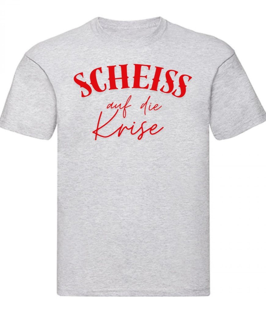 Balldiri T-Shirt Herren mit Spruch S bis 5XL - hellgrau - Balldiri
