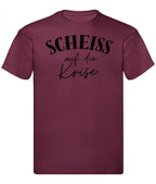 Balldiri T-Shirt Herren mit Spruch S bis 5XL - bordeaux - Balldiri