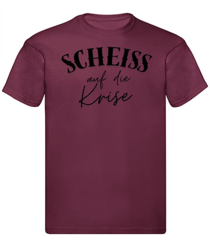 Balldiri T-Shirt Herren mit Spruch S bis 5XL - bordeaux - Balldiri