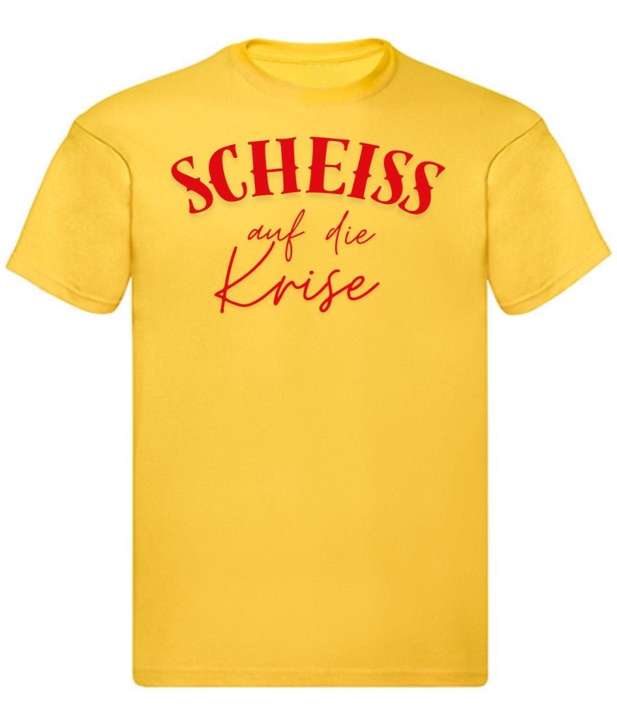 Balldiri T-Shirt Herren mit Spruch S bis 5XL - gelb - Balldiri