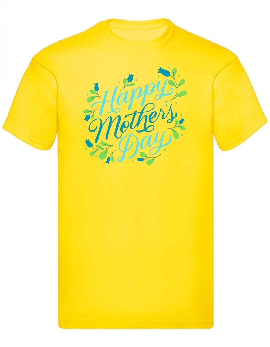 Balldiri T-Shirt Herren Muttertag Geschenk S bis 5XL - kräftiges gelb - Balldiri