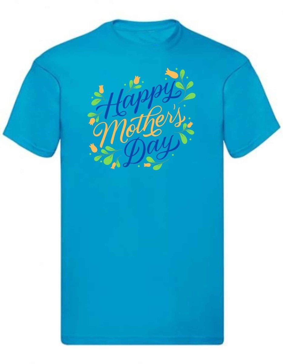 Balldiri T-Shirt Herren Muttertag Geschenk S bis 5XL - azurblau - Balldiri