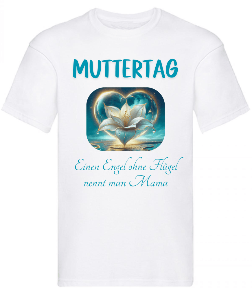 Balldiri T-Shirt Herren Muttertag S bis 5XL - weiß - Balldiri