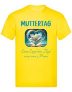 Balldiri T-Shirt Herren Muttertag S bis 5XL - kräftiges gelb - Balldiri