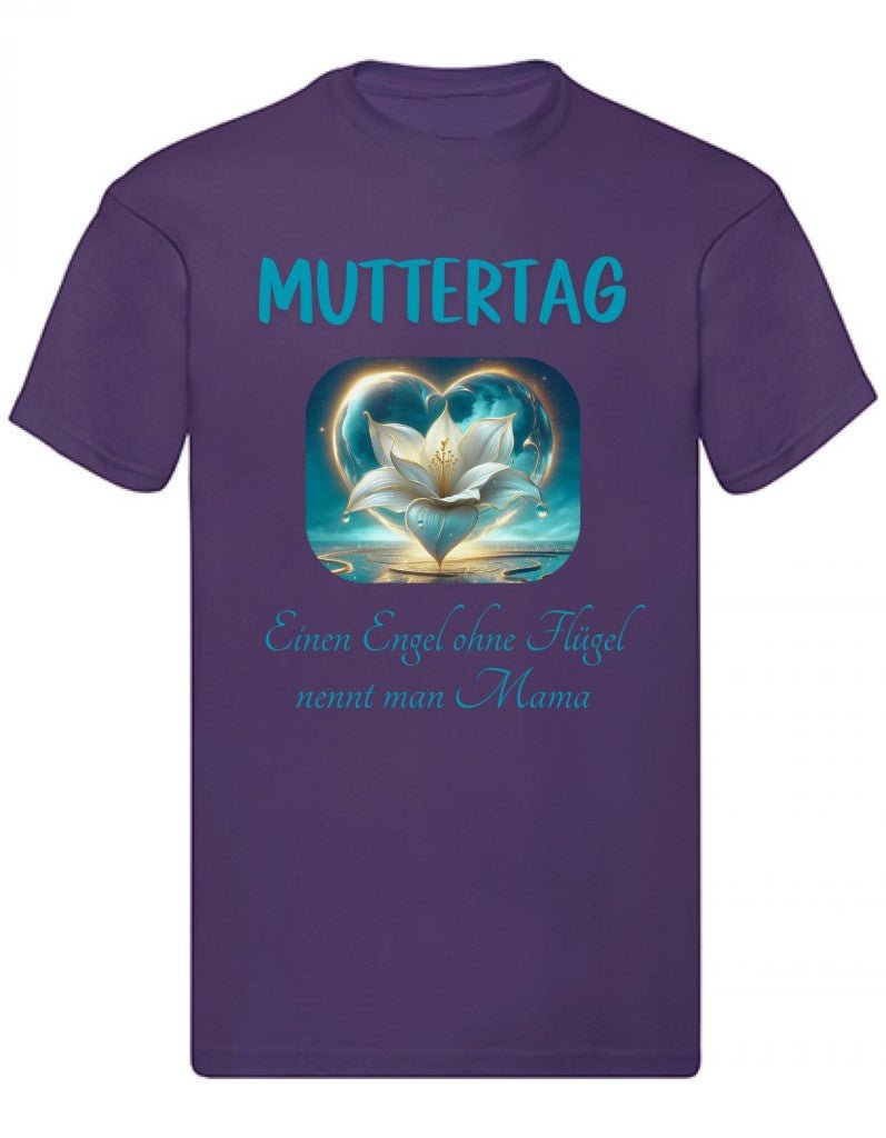 Balldiri T-Shirt Herren Muttertag S bis 5XL - purple - Balldiri