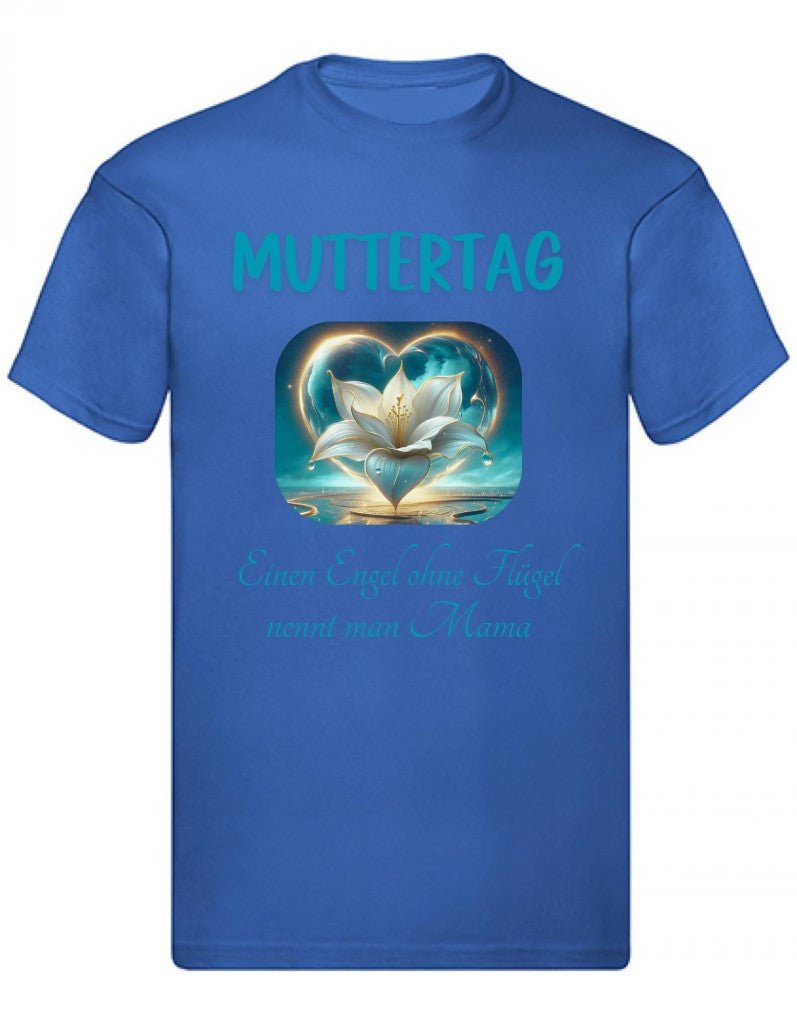 Balldiri T-Shirt Herren Muttertag S bis 5XL - blau - Balldiri