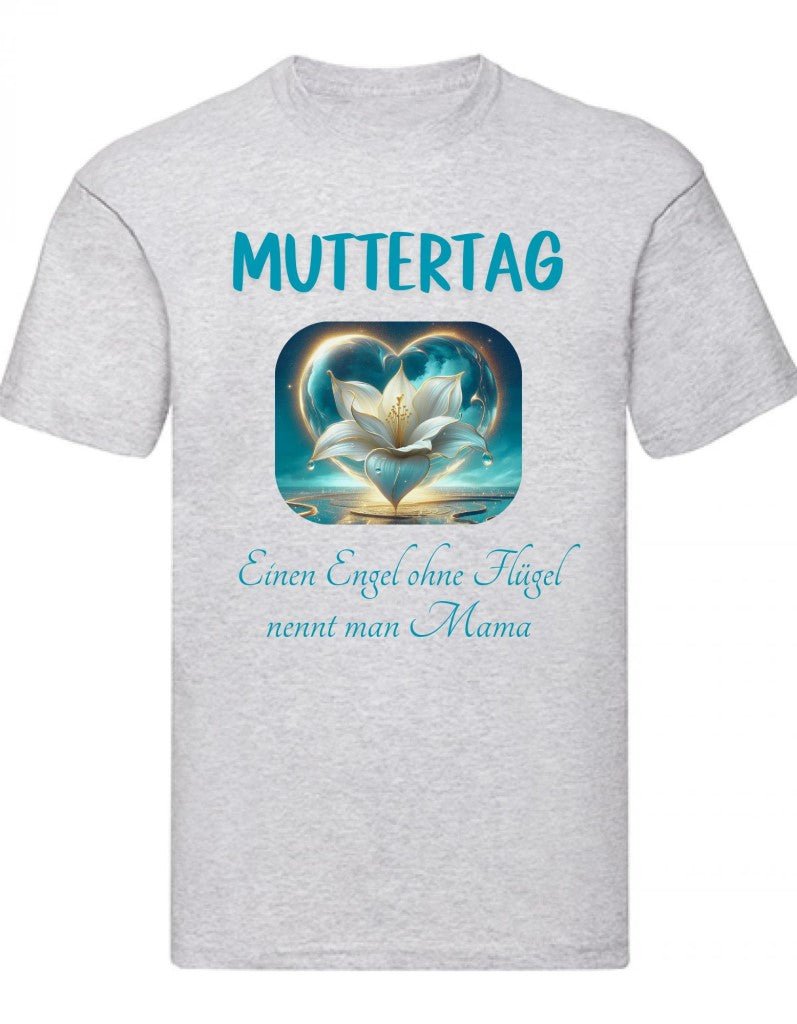 Balldiri T-Shirt Herren Muttertag S bis 5XL - hellgrau - Balldiri