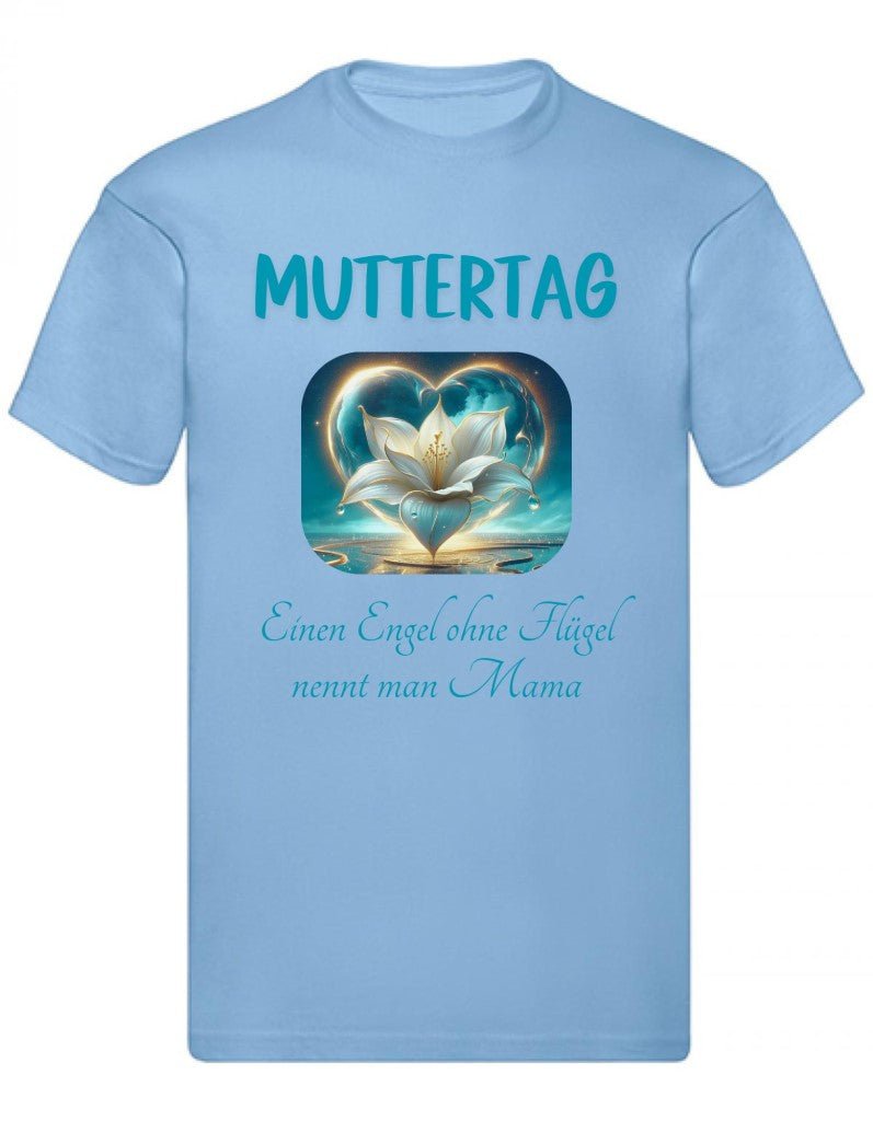 Balldiri T-Shirt Herren Muttertag S bis 5XL - hellblau - Balldiri