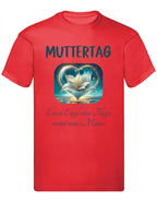 Balldiri T-Shirt Herren Muttertag S bis 5XL - rot - Balldiri