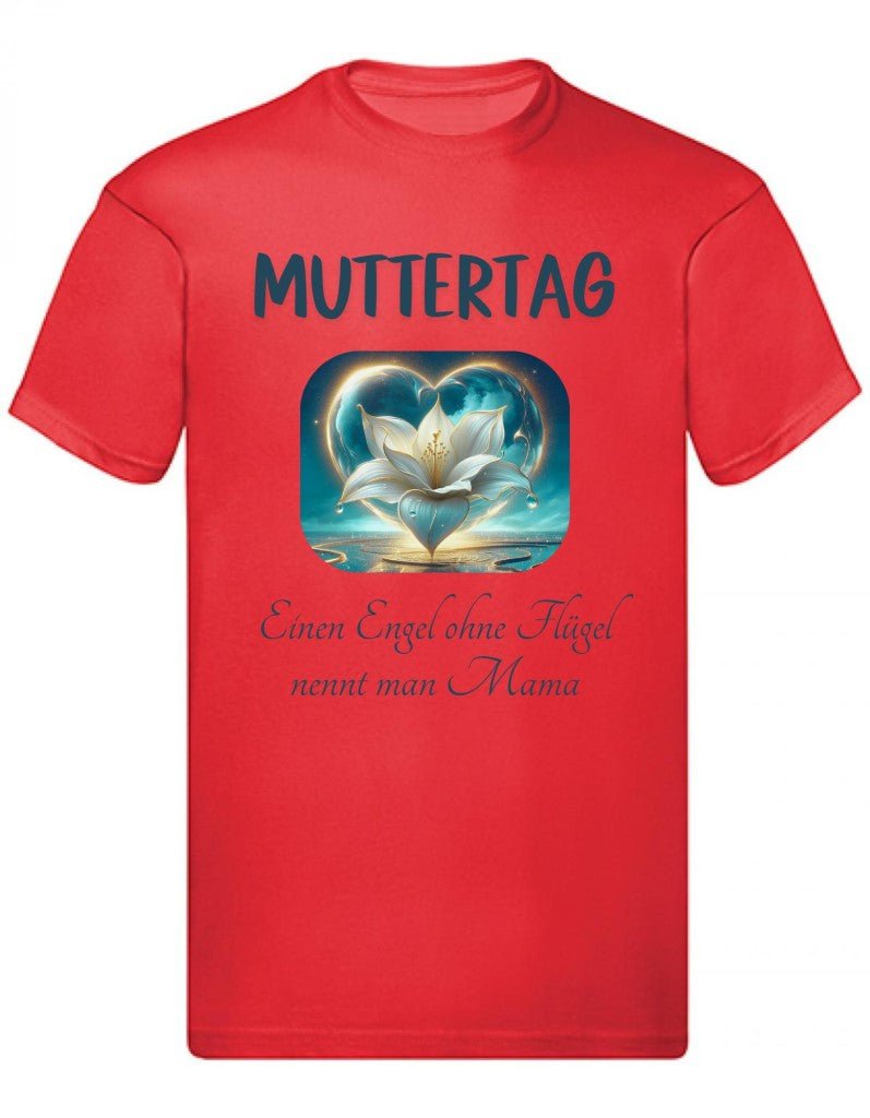 Balldiri T-Shirt Herren Muttertag S bis 5XL - rot - Balldiri