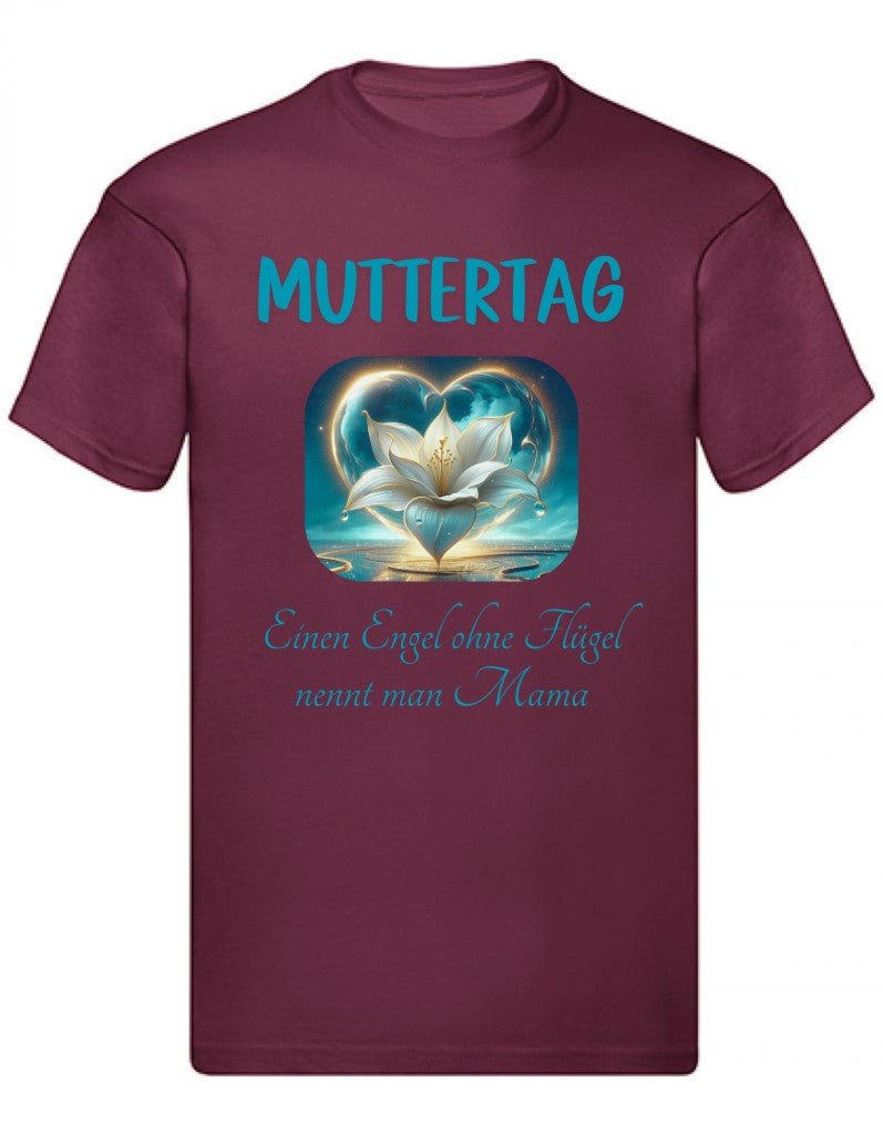 Balldiri T-Shirt Herren Muttertag S bis 5XL - bordeaux - Balldiri