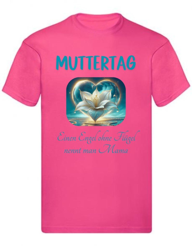 Balldiri T-Shirt Herren Muttertag S bis 5XL - rosa - Balldiri