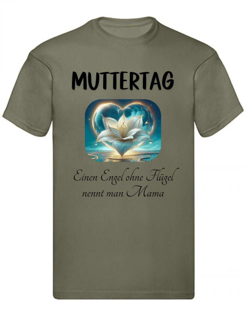 Balldiri T-Shirt Herren Muttertag S bis 5XL - olivegrün - Balldiri