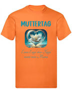 Balldiri T-Shirt Herren Muttertag S bis 5XL - orange - Balldiri