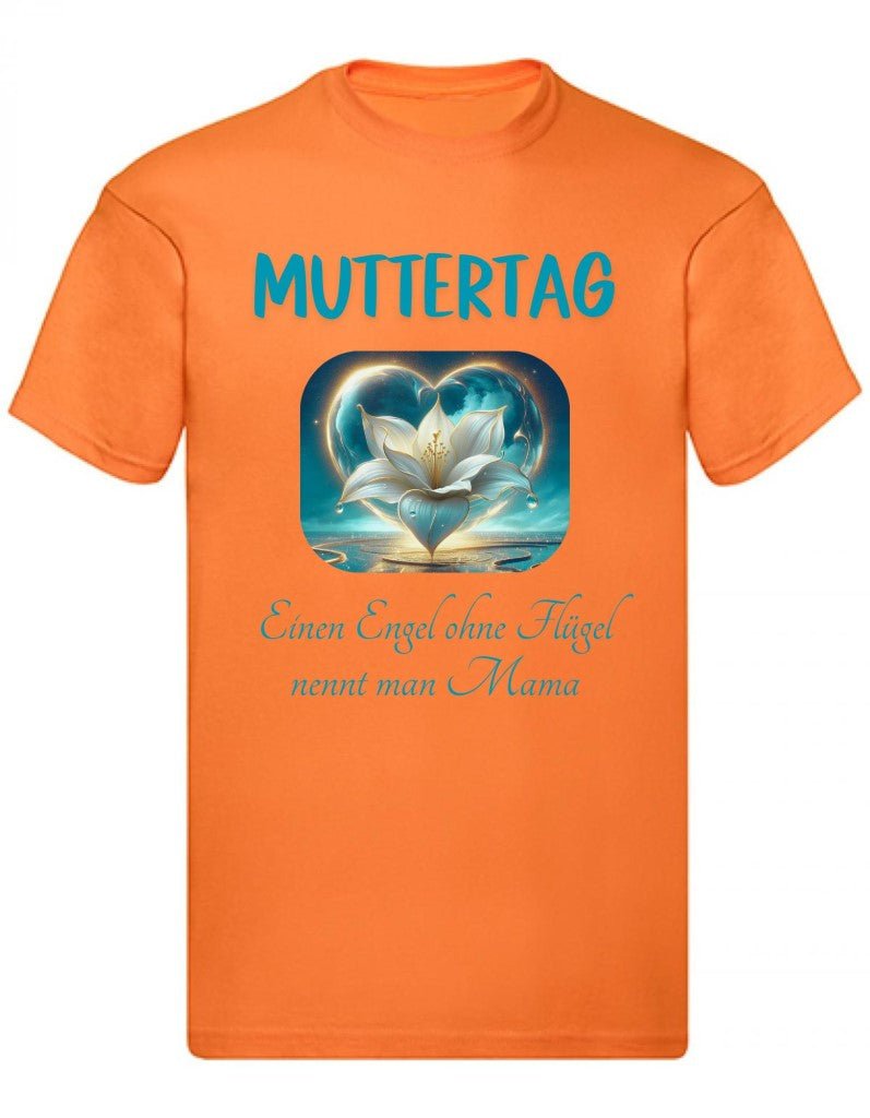 Balldiri T-Shirt Herren Muttertag S bis 5XL - orange - Balldiri