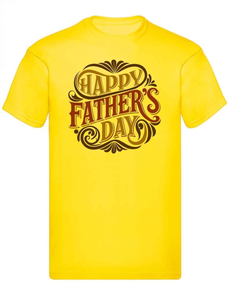 Balldiri T-Shirt Herren Vatertag Geschenk S bis 5XL - kräftiges gelb - Balldiri