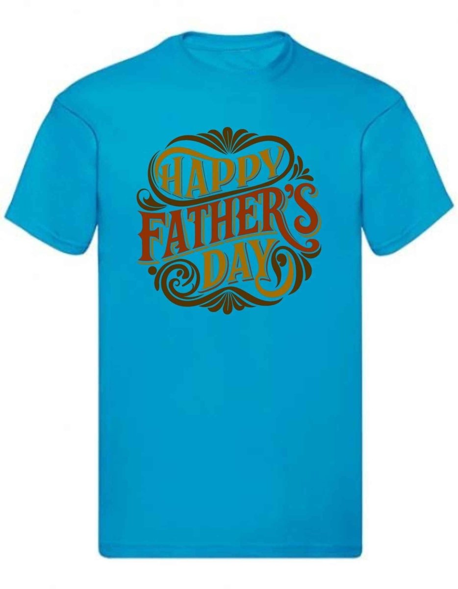 Balldiri T-Shirt Herren Vatertag Geschenk S bis 5XL - azurblau - Balldiri