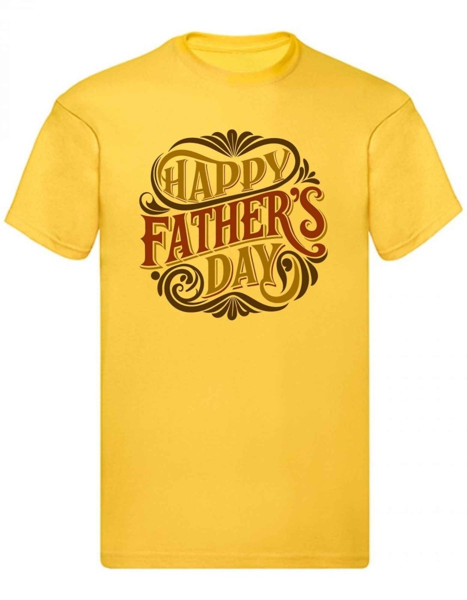 Balldiri T-Shirt Herren Vatertag Geschenk S bis 5XL - gelb - Balldiri