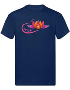 Balldiri T-Shirt Herren Yoga Buddha Relax Wellness S bis 5XL - navy - Balldiri