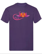 Balldiri T-Shirt Herren Yoga Buddha Relax Wellness S bis 5XL - purple - Balldiri