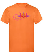 Balldiri T-Shirt Herren Yoga Buddha Relax Wellness S bis 5XL - orange - Balldiri