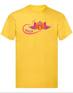 Balldiri T-Shirt Herren Yoga Buddha Relax Wellness S bis 5XL - gelb - Balldiri