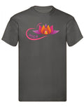 Balldiri T-Shirt Herren Yoga Buddha Relax Wellness S bis 5XL - anthrazit - Balldiri