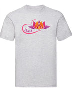 Balldiri T-Shirt Herren Yoga Buddha Relax Wellness S bis 5XL - hellgrau - Balldiri