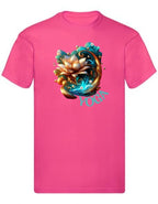 Balldiri T-Shirt Herren Yoga Lotusblume Wellness S bis 5XL - rosa - Balldiri