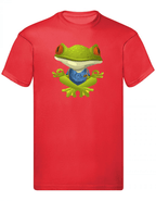 Balldiri T-Shirt Herren Yoga Meditation Entspannung S bis 5XL - rot - Balldiri