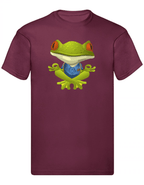Balldiri T-Shirt Herren Yoga Meditation Entspannung S bis 5XL - bordeaux - Balldiri