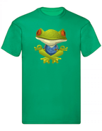 Balldiri T-Shirt Herren Yoga Meditation Entspannung S bis 5XL - grün - Balldiri