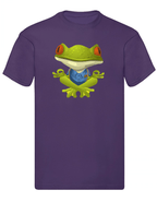 Balldiri T-Shirt Herren Yoga Meditation Entspannung S bis 5XL - purple - Balldiri