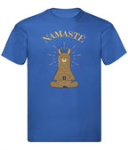 Balldiri T-Shirt Herren Yoga Meditation Namaste S bis 5XL - blau - Balldiri
