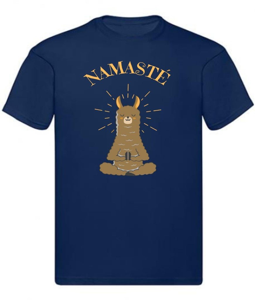 Balldiri T-Shirt Herren Yoga Meditation Namaste S bis 5XL - navy - Balldiri