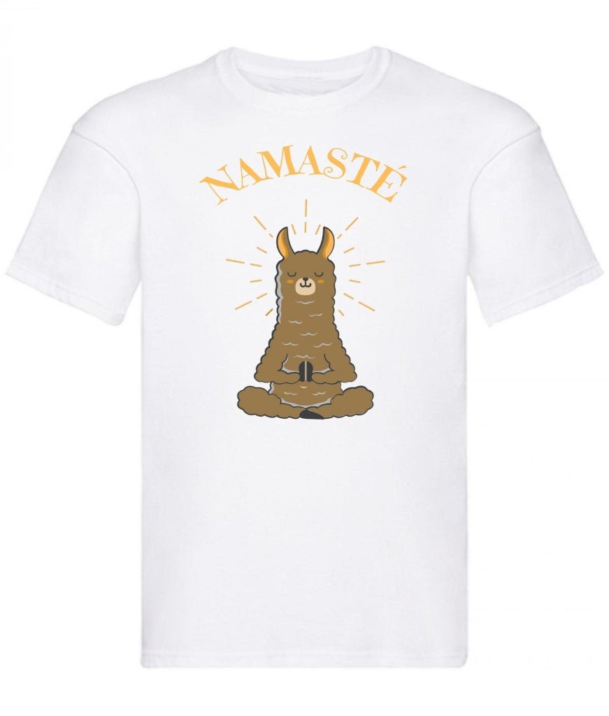 Balldiri T-Shirt Herren Yoga Meditation Namaste S bis 5XL - weiß - Balldiri